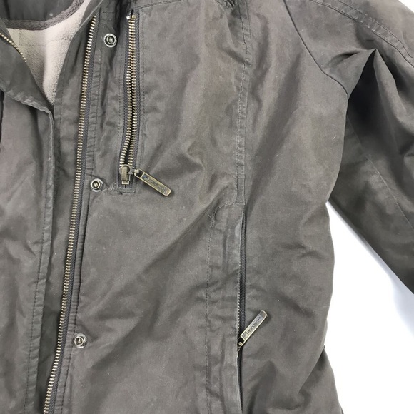 Woolrich Womens Jacket Brown Zip Up Lined Pocket L - Picture 5 of 8